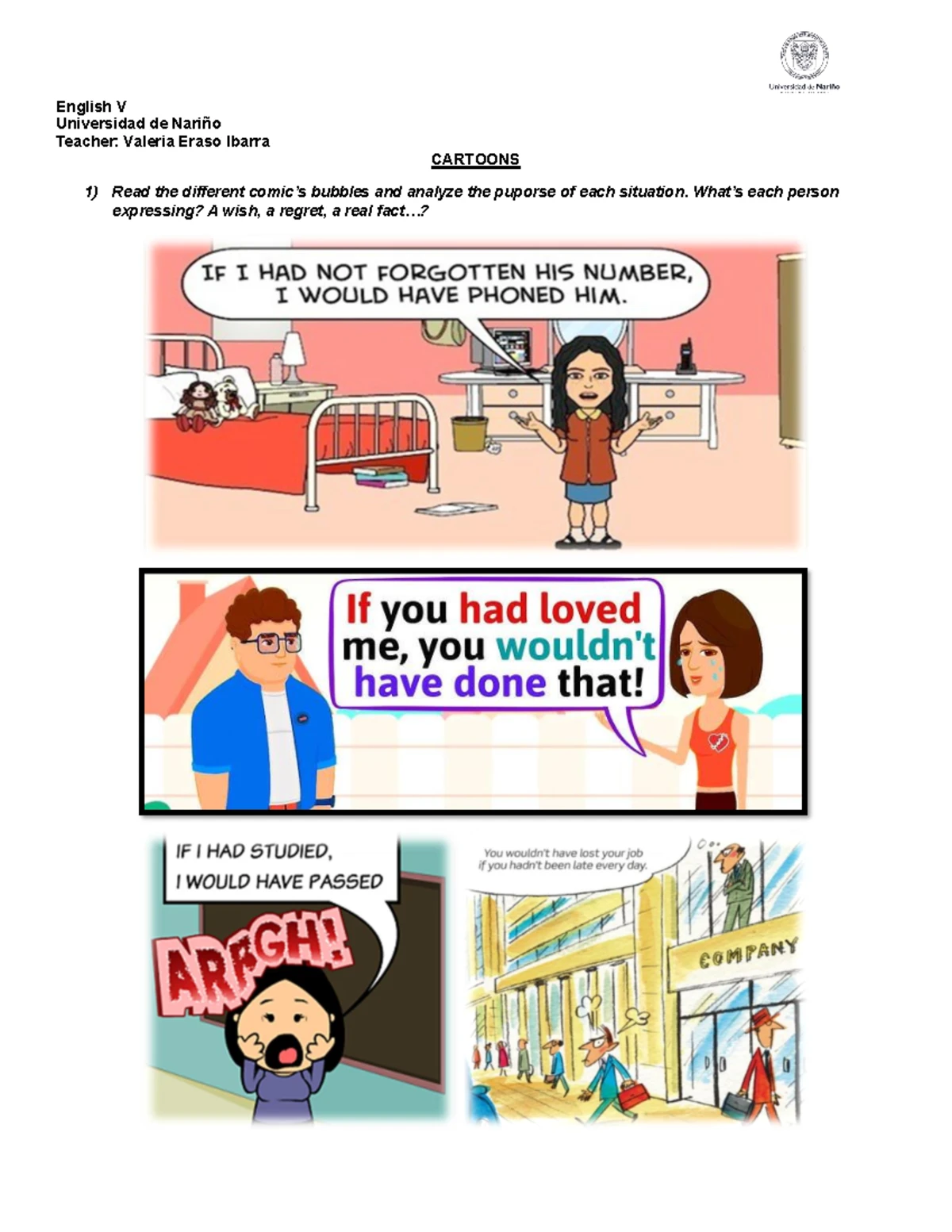 Documento Escrito - sadfsadfsadf - Ingles 1 - Documento escrito Taller ...
