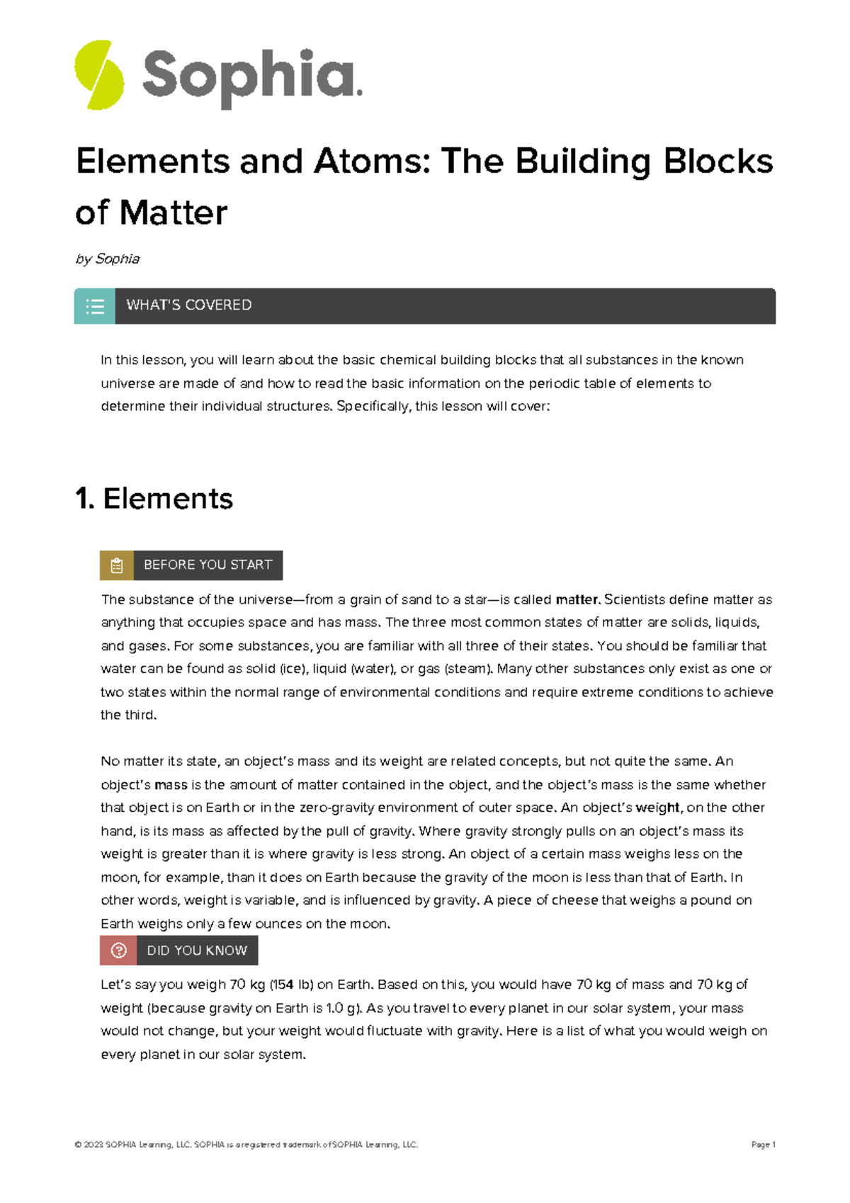 Elements and Atoms: Understanding Matter's Fundamental Building Blocks ...