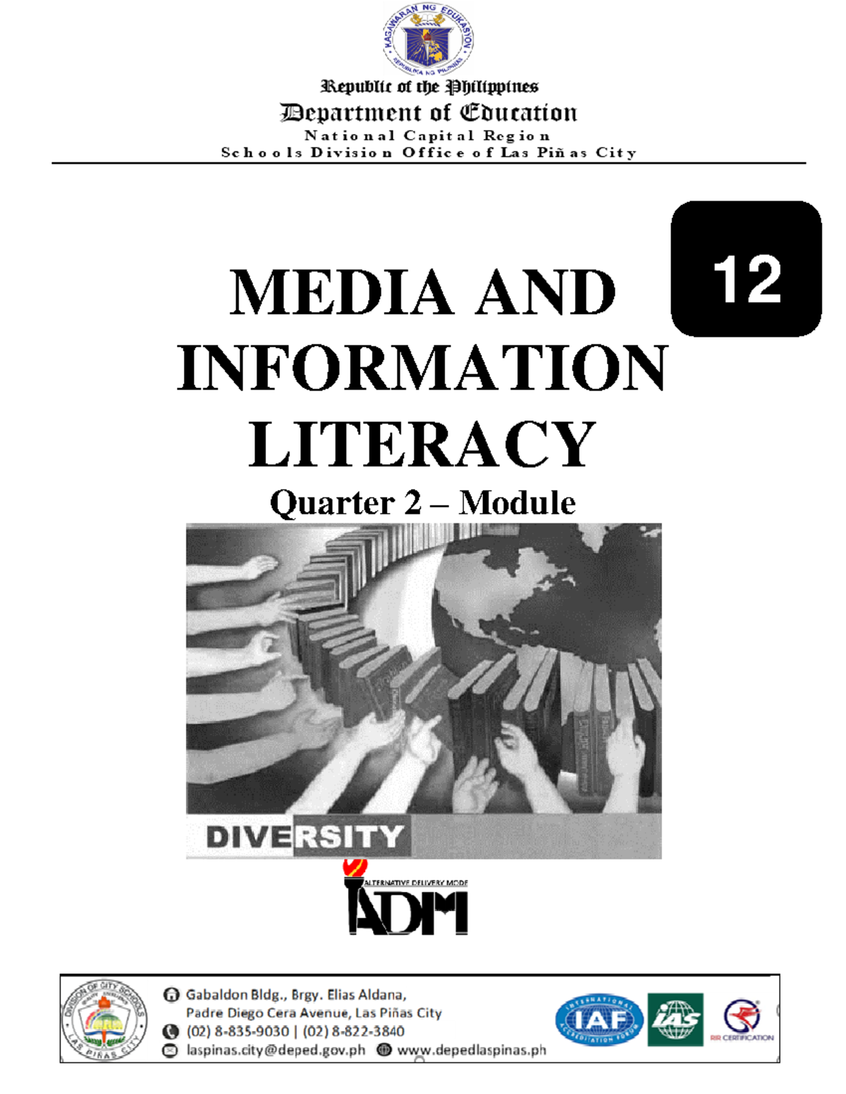 Q2 12 MIL Alternative Delivery Mode - Media & Information Literacy ...