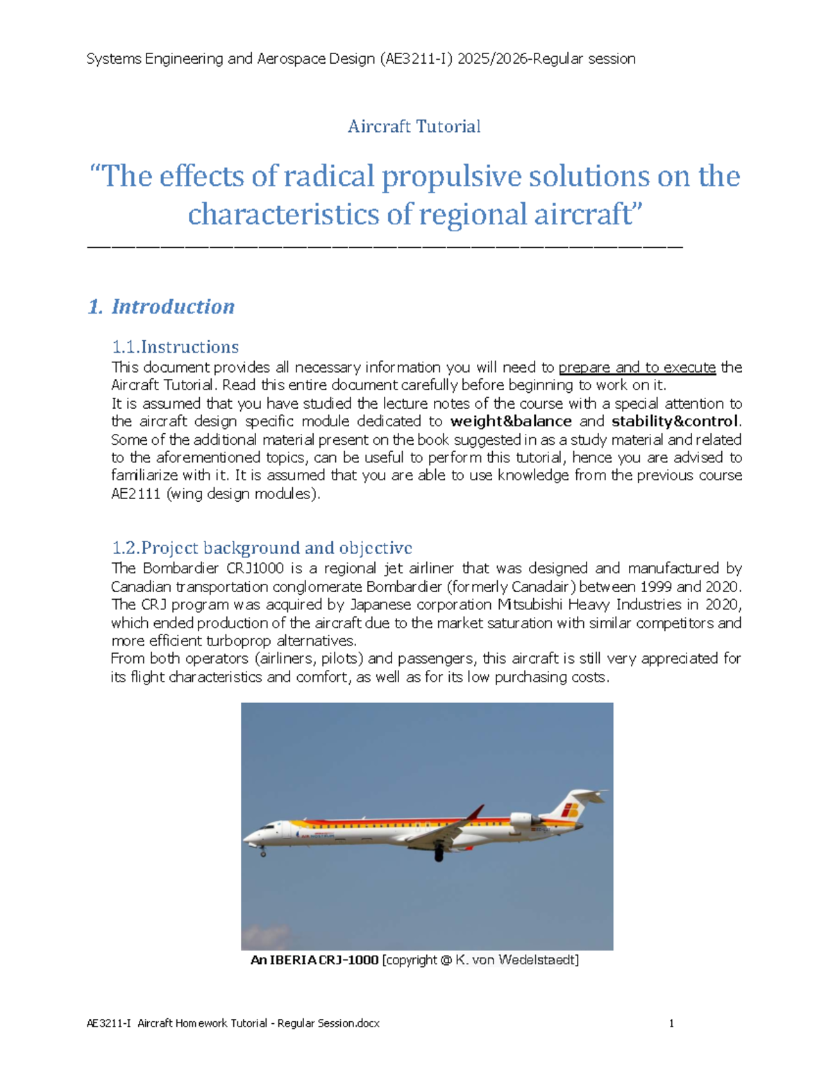 AE3211-I Aircraft Homework Tutorial: Evaluating Radical Propulsive ...