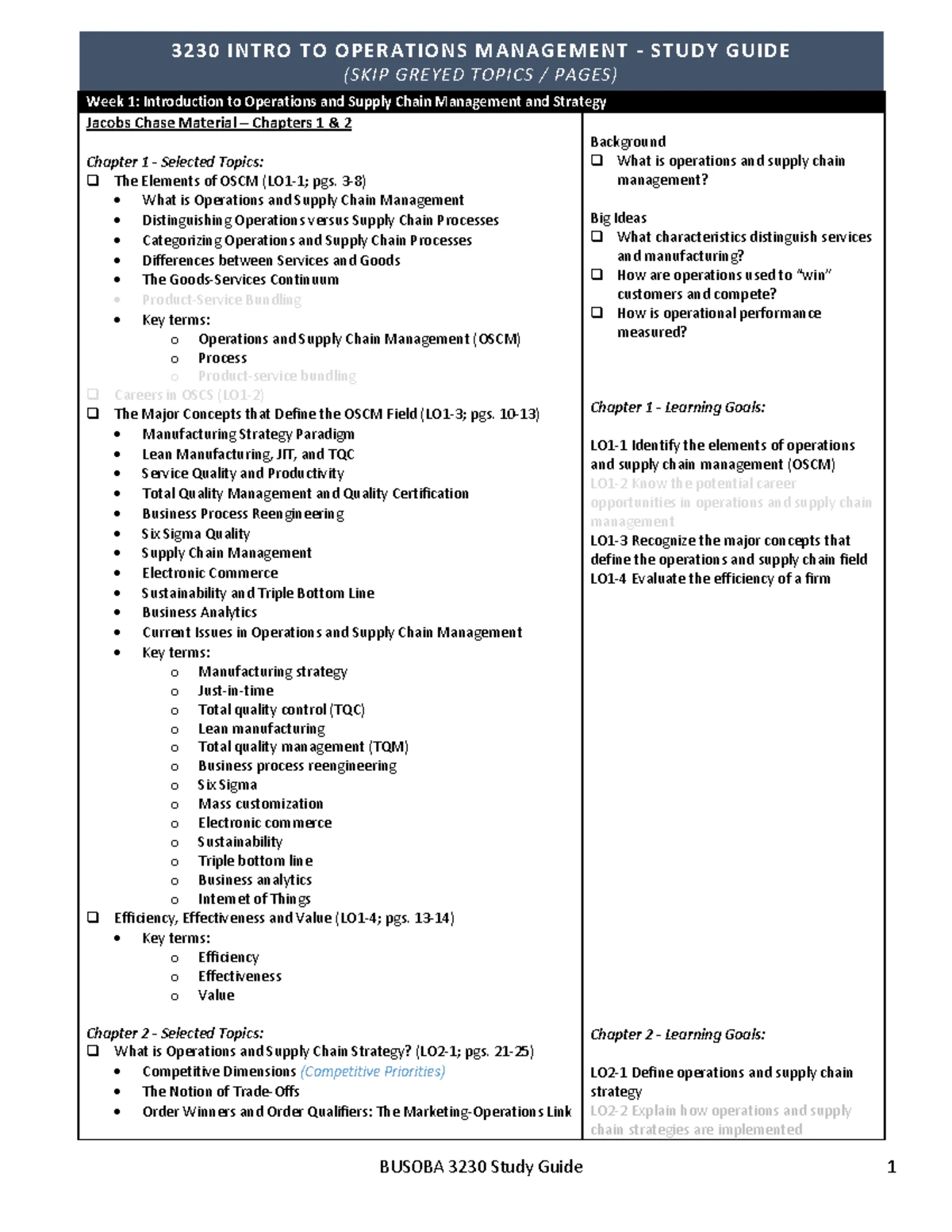Lean systems overview: Tools and concepts in operations management ...