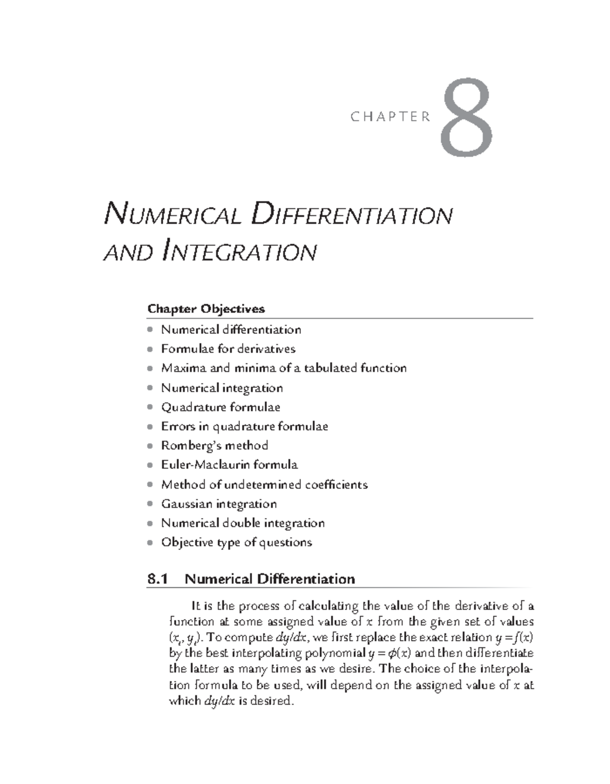 ENGG 202004 Numerical Differentiation & Integration Notes - Studocu