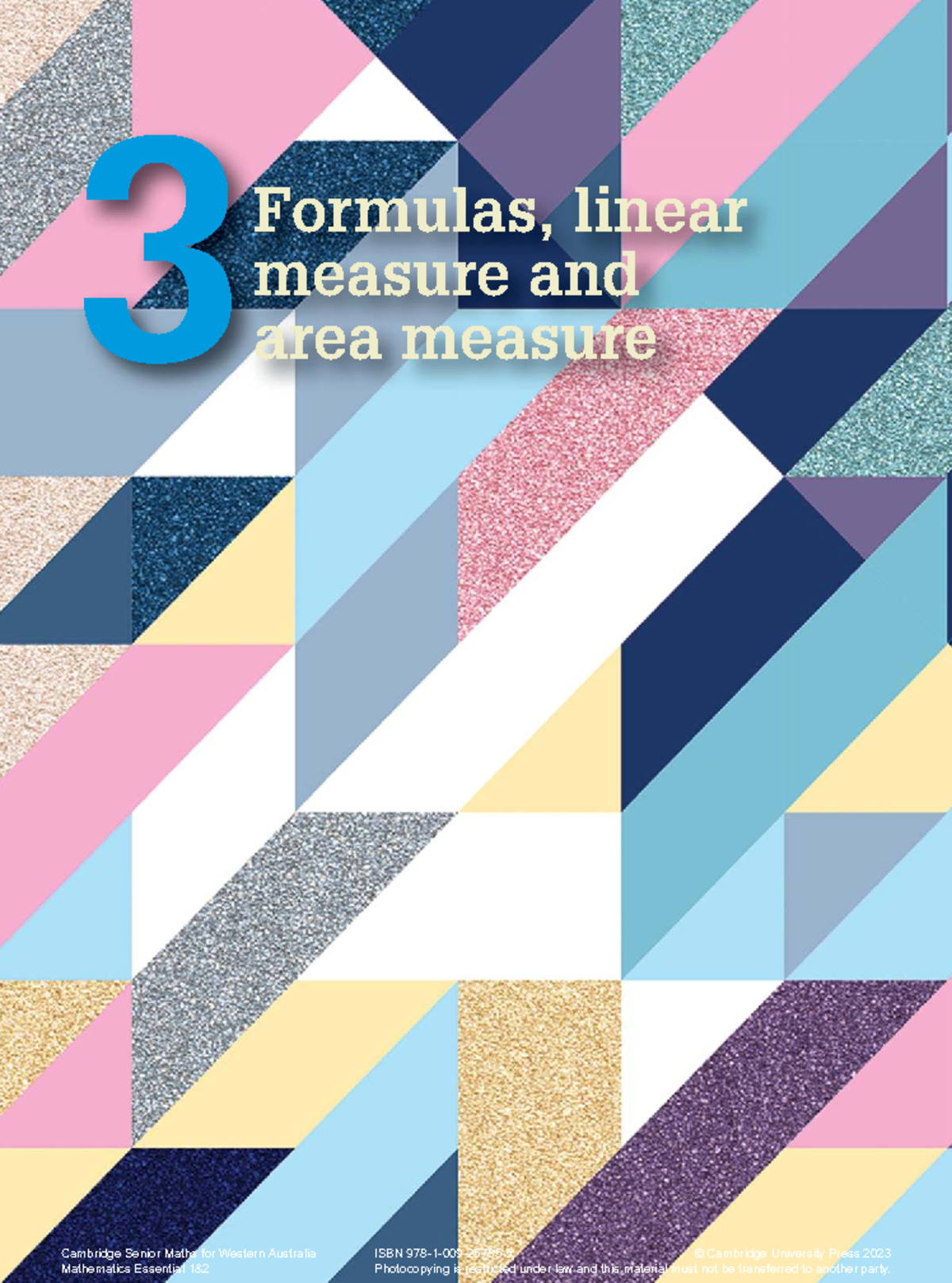 Mathematics Essential 1&2: Formulas, Linear & Area Measures Overview ...