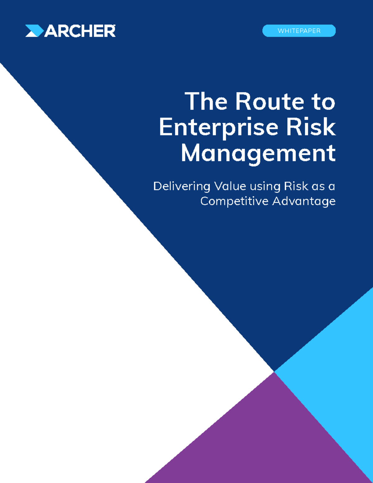 Archer Whitepaper Enterprise Risk 7 2024 - The Route to Enterprise Risk ...