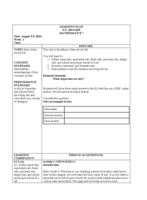 Gen Bio 1 Mitosis Meiosis-Activity-Sheet - 1 I. INTRODUCTORY CONCEPT ...