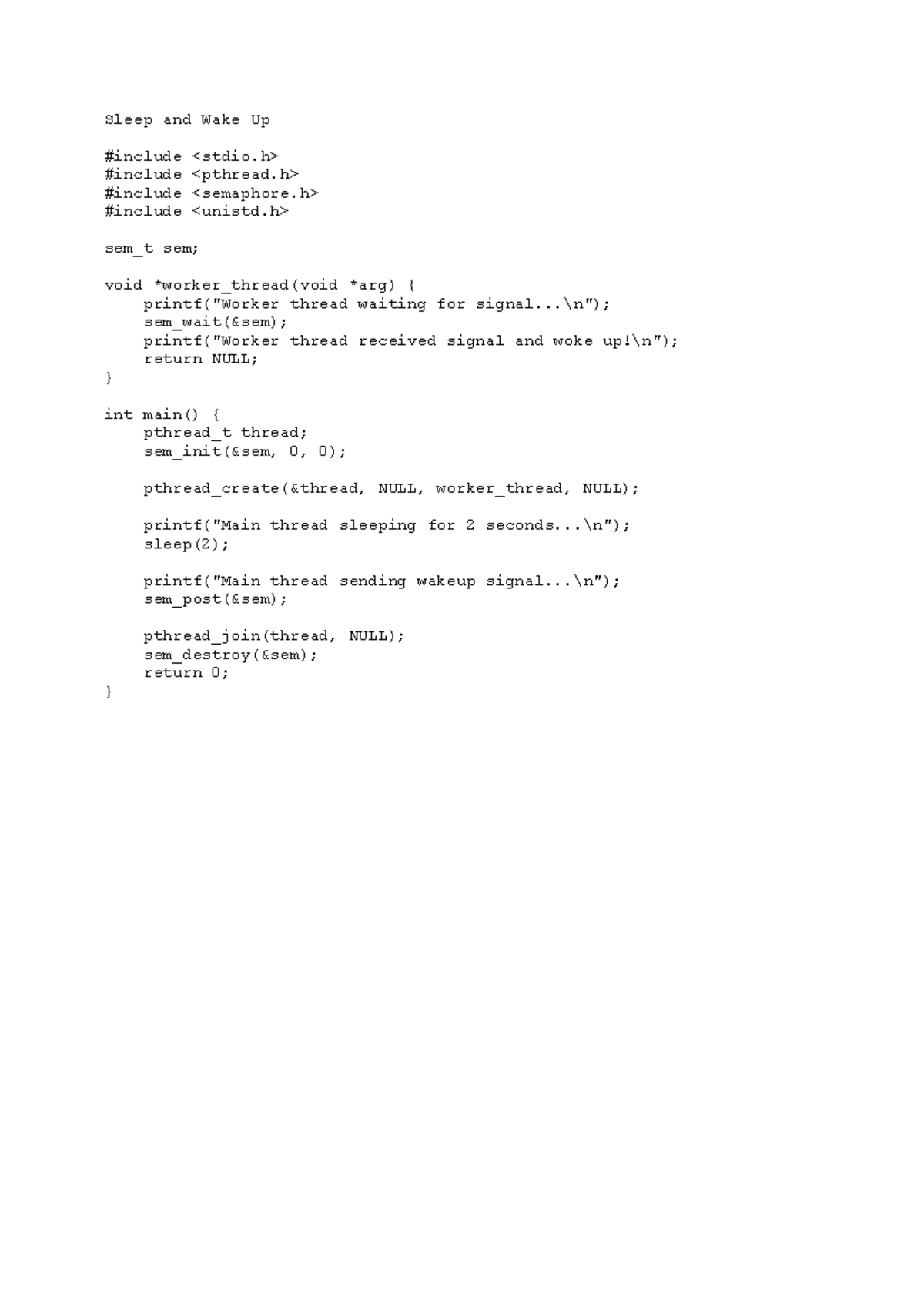 Multithreading & Process Synchronization - Code Examples - Studocu