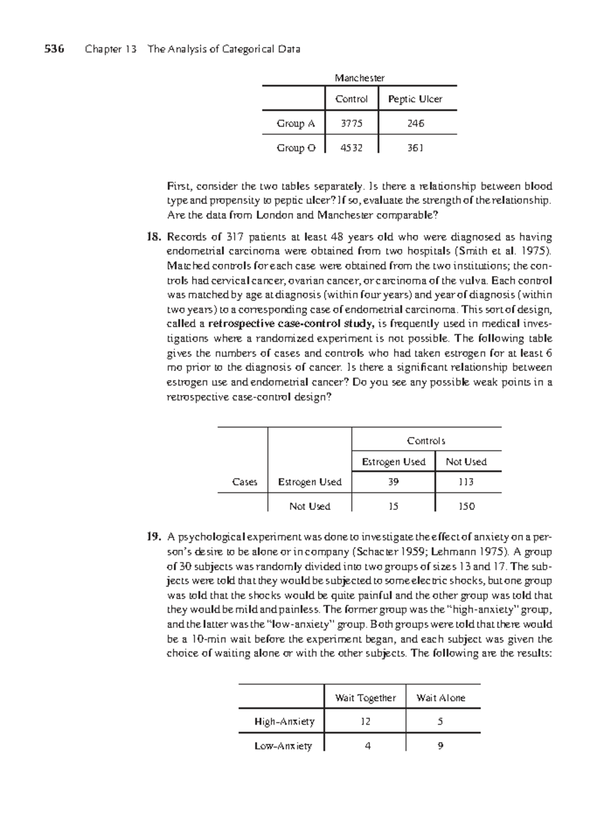 536 Chapter 13 Analysis of Categorical Data & Relationships - Studocu