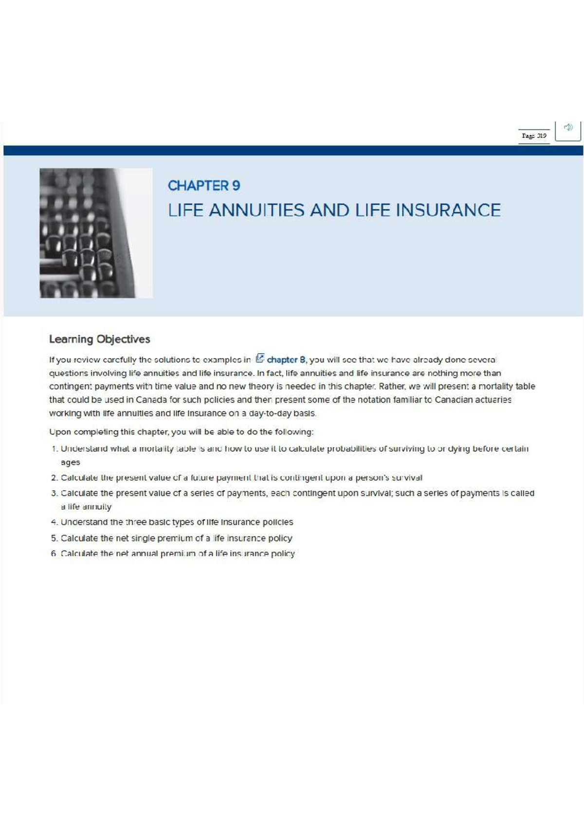 MA170 Chapter 9 - Life Annuities & Life Insurance Notes - Studocu
