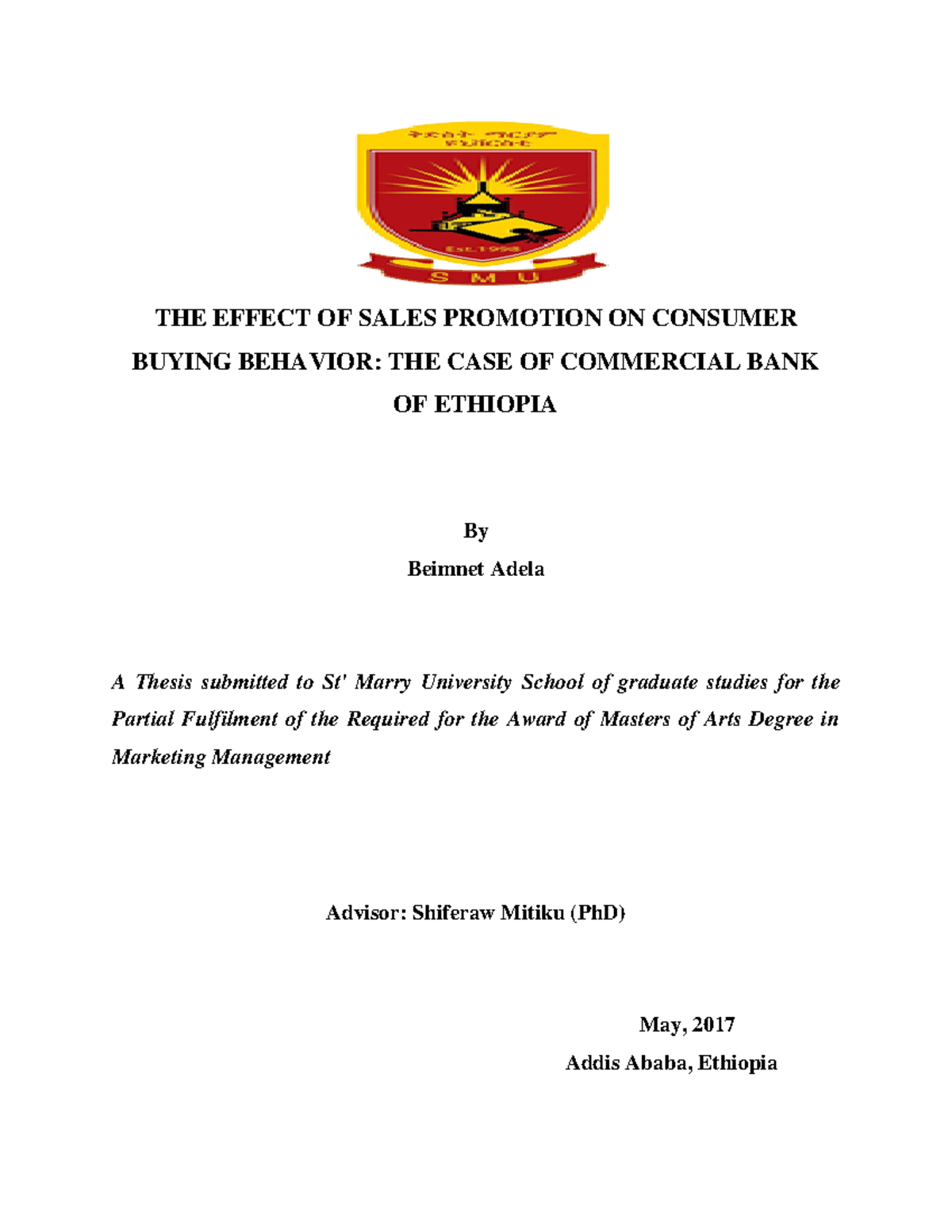 3.THE Effect OF Sales Promotion ON Consumer Buying Behavior THE CASE OF ...