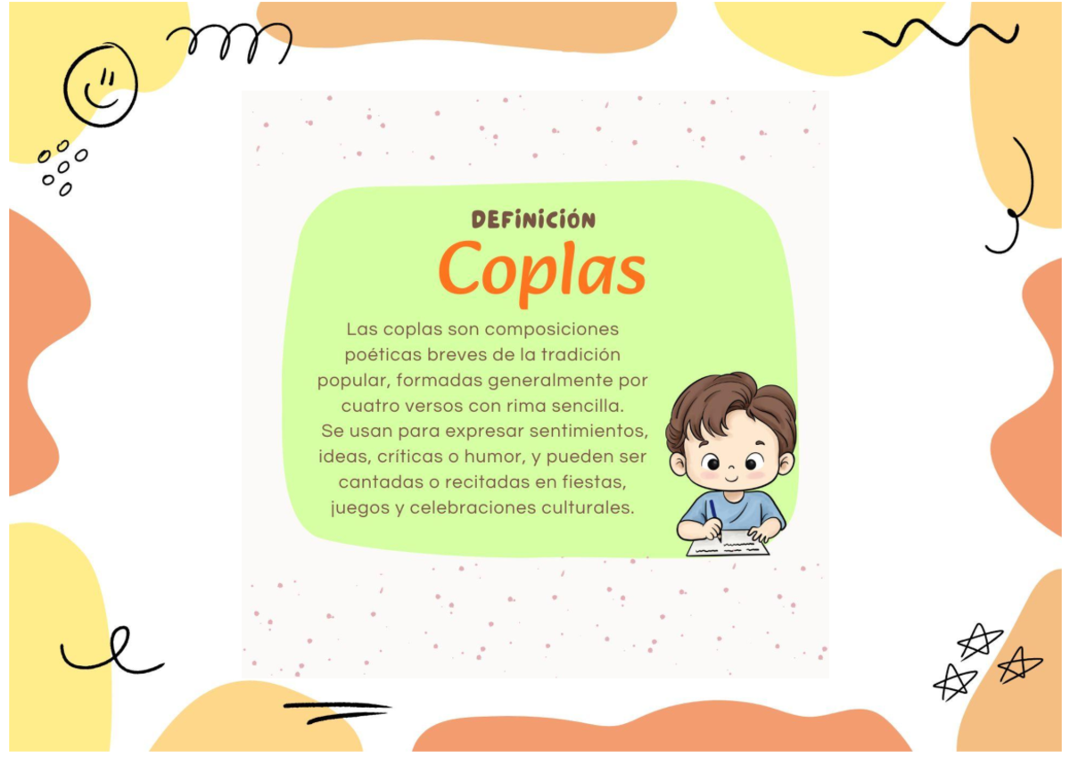 Definiciones de Coplas, Fábulas y Adivinanzas en Literatura - Studocu