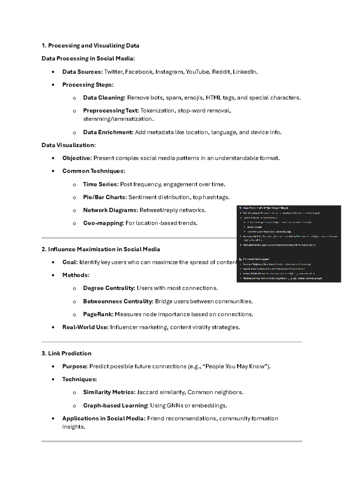 Unit-5 Notes on Data Processing & Visualization in Social Media BCAM ...