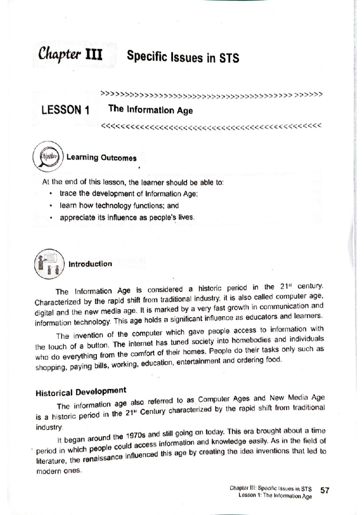 C3 STS Lesson 1: Understanding the Information Age - Studocu