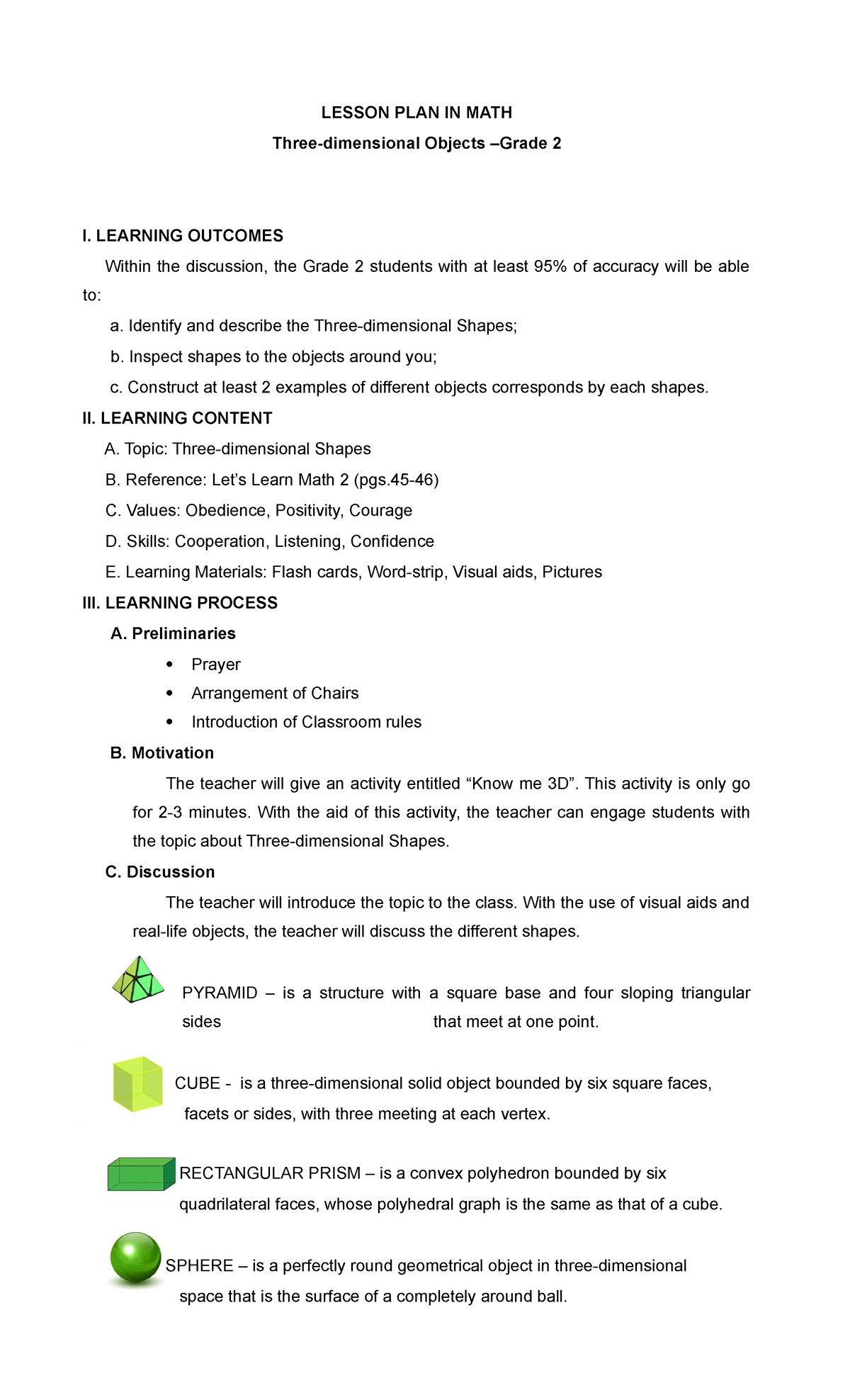 Mathematics 7 Semi-Detailed Lesson Plan: Bar Graphs Instruction - Studocu