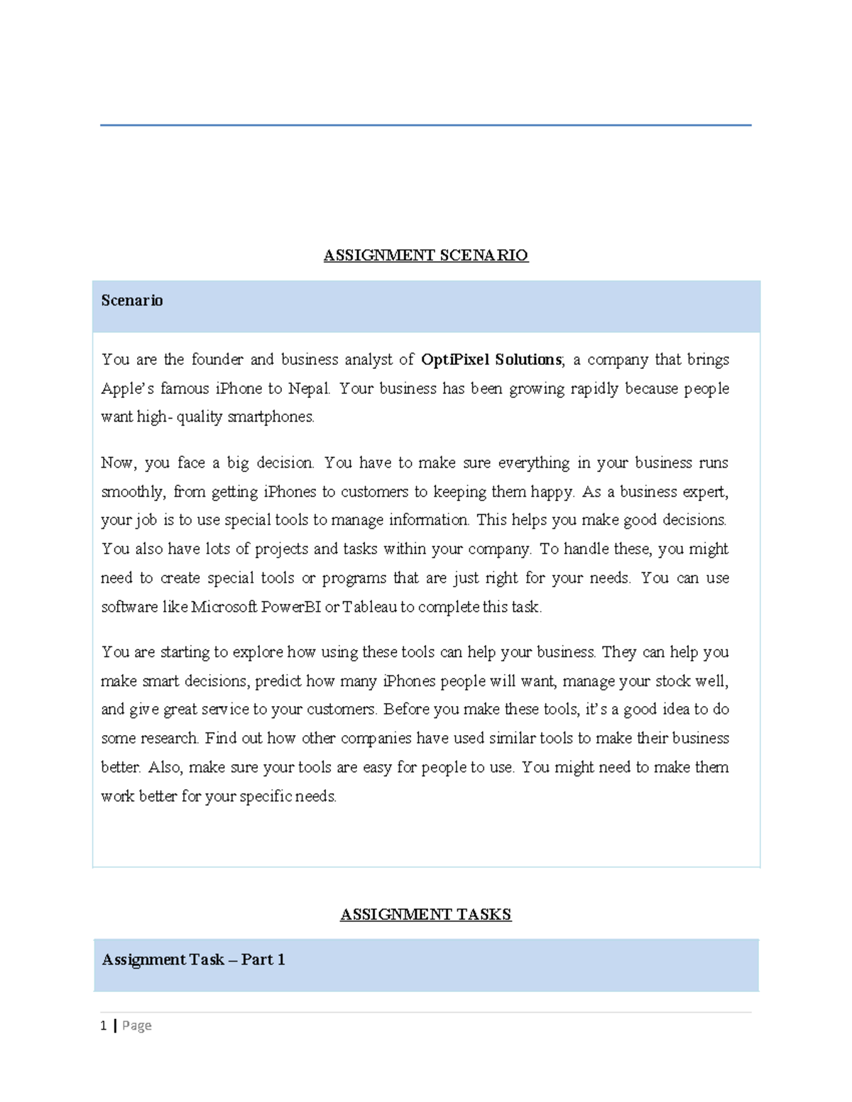 L5 Business Process Support Assignment - Data and Tools Analysis - Studocu