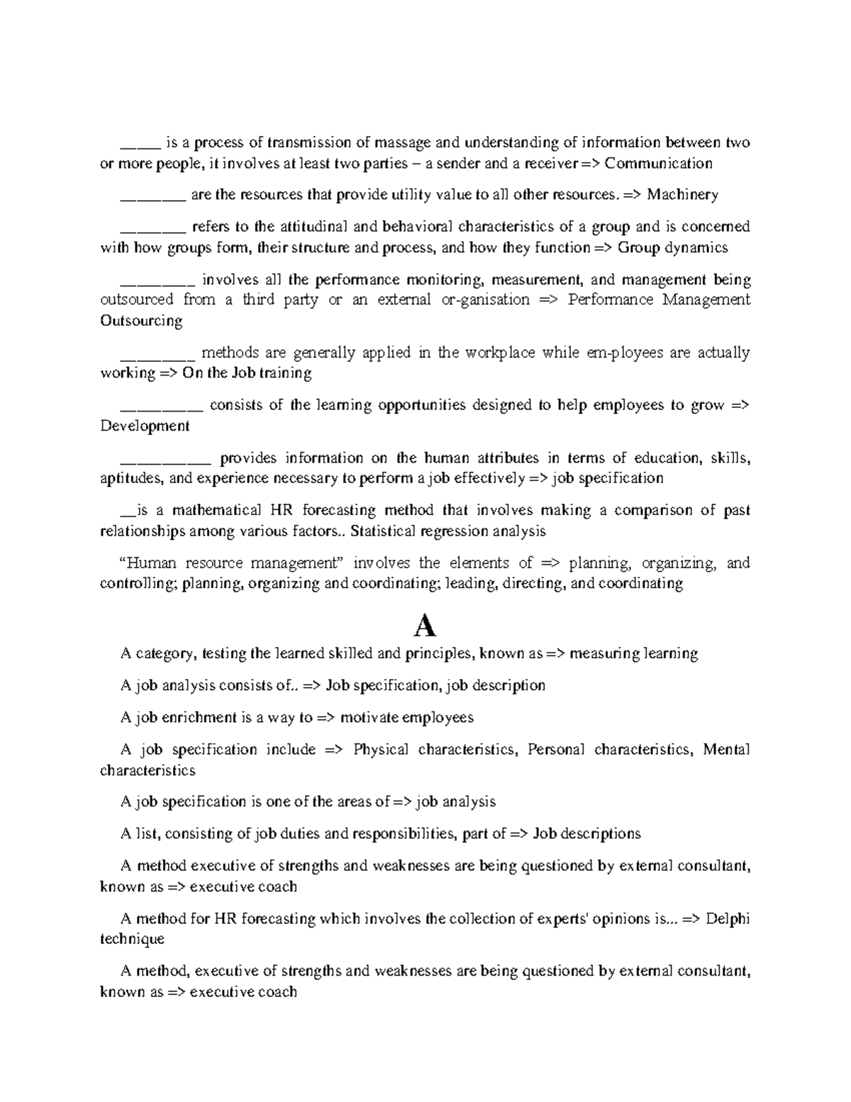 HRM 101: Comprehensive Overview of Human Resource Management Concepts ...