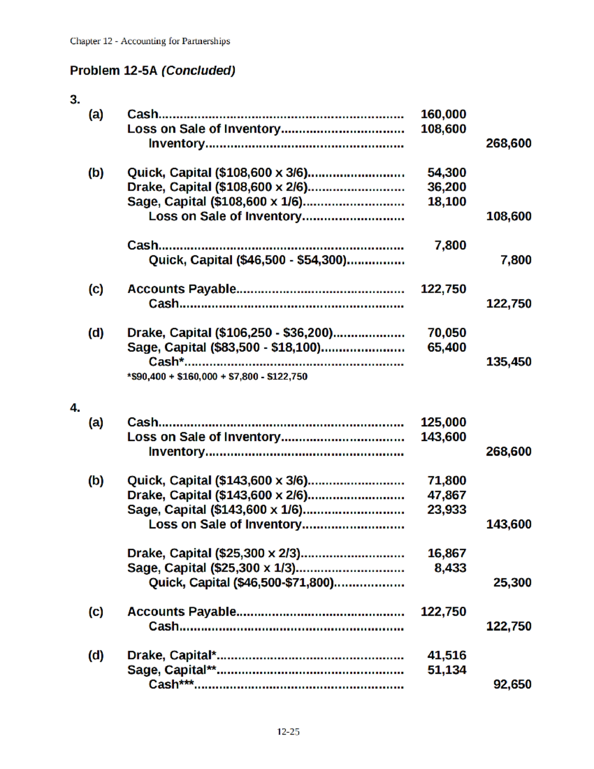 Acct 211 Chapter 12 Solutions Manual - Studocu