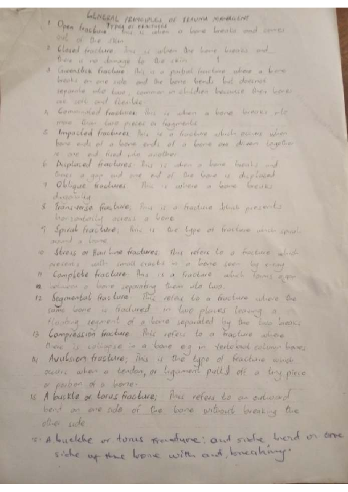 Trauma Management (TM 101) - Examination Questions and Answers - Studocu