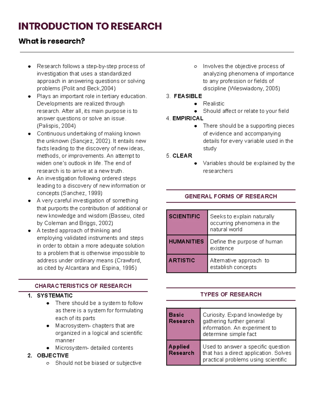 Research Methodology Overview and Best Practices - Studocu