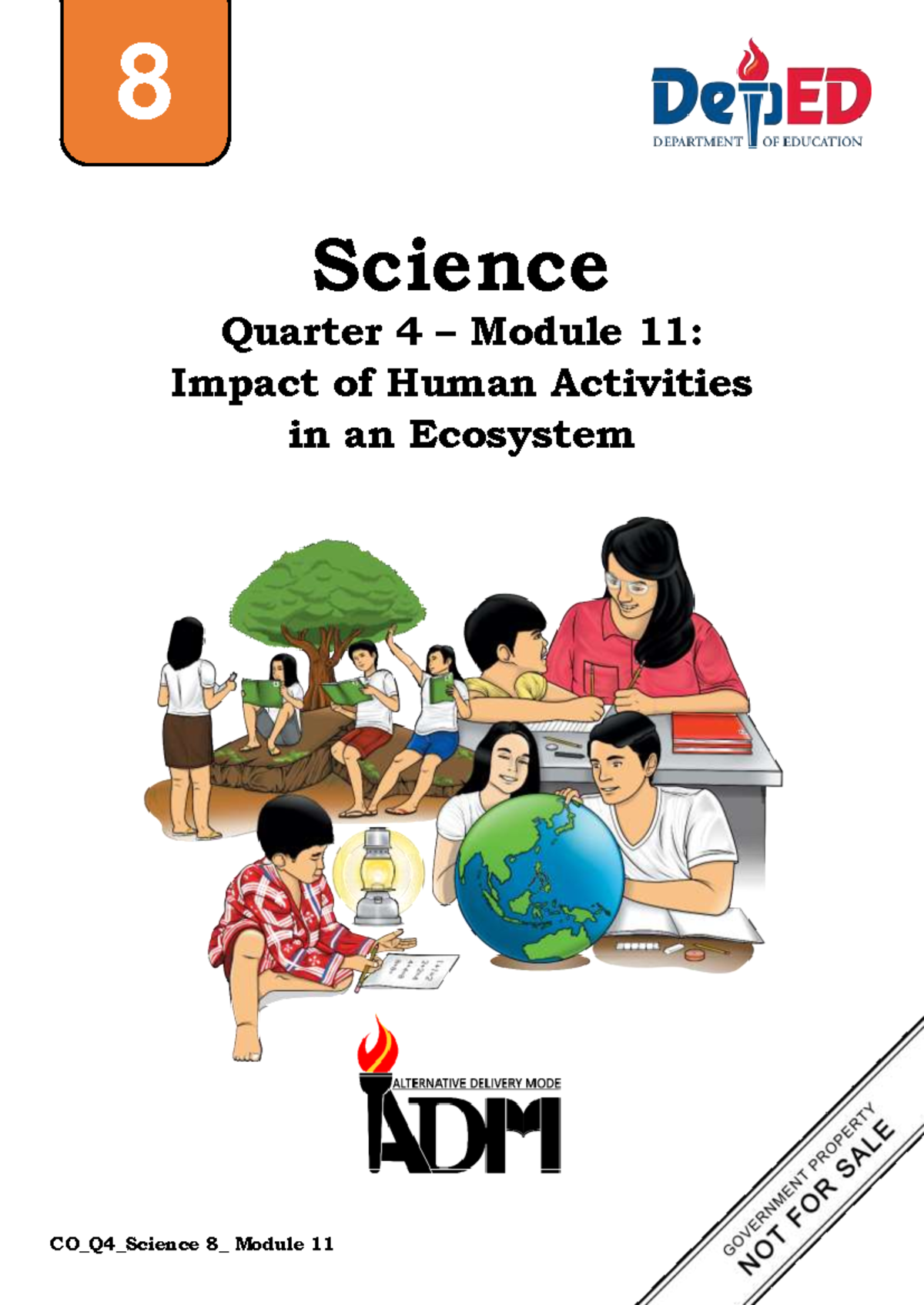 Science 8 Q4 Mod11 Human Activities - Document Preview