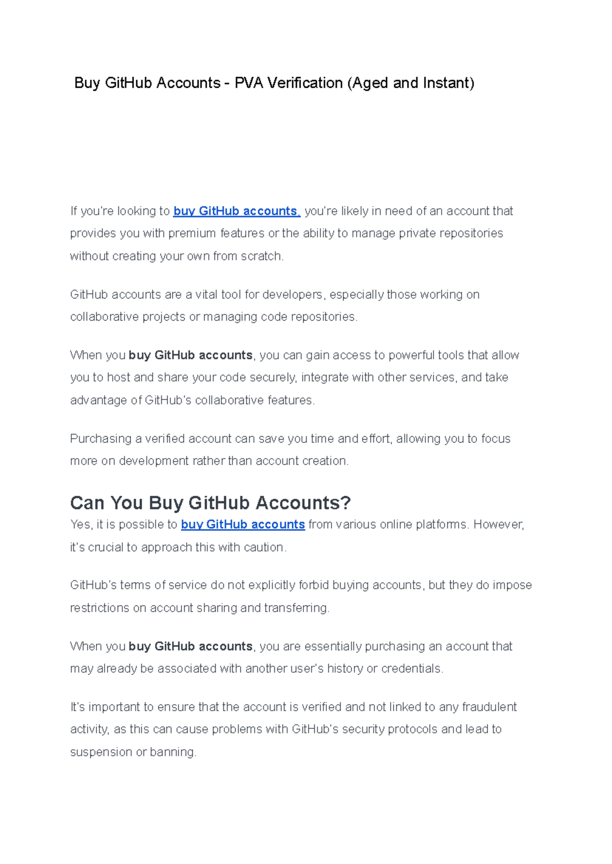 Buy Git Hub Accounts - PVA Verification (Aged and Instant) - Buy GitHub ...