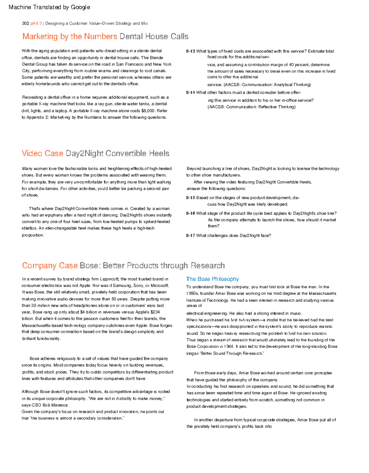 Case Study: Designing Customer Strategies in Marketing (MKT 302) - Studocu