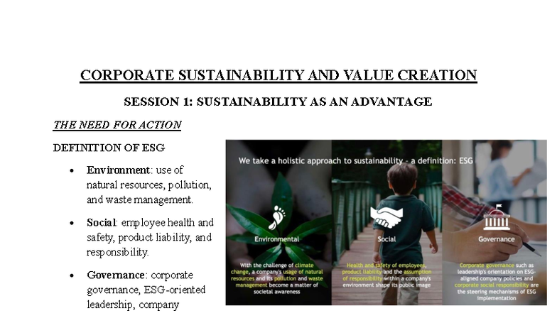 ACC:MAN 660 Session 1 - Corporate Sustainability & ESG Value Creation ...