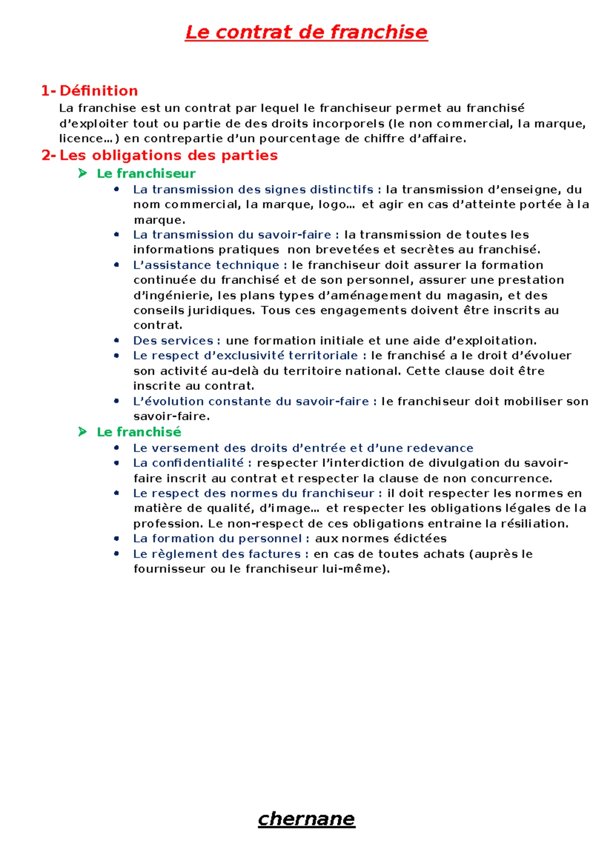 Étude de cas en Droit Civil (DOC MAROC) : Analyse de litiges ...