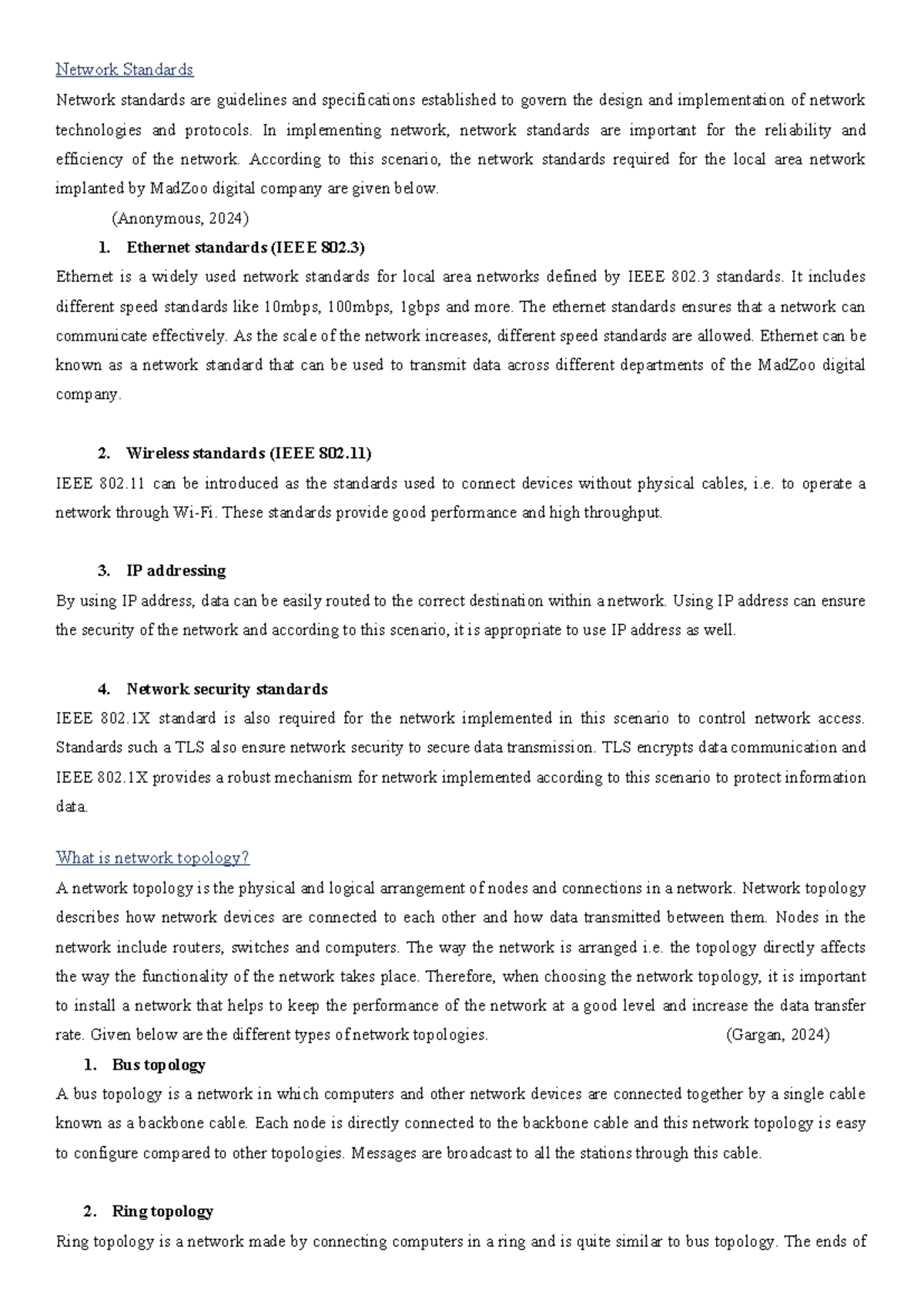 Networking - This is a network practice material. - Network Standards ...