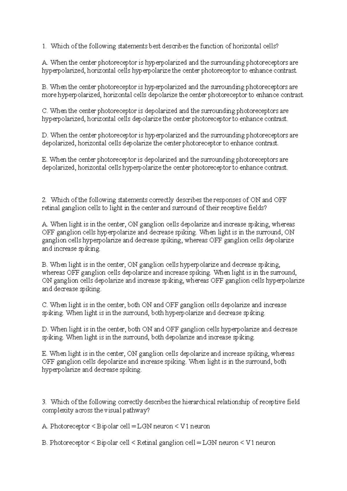 Psych 211 Midterm Practice Questions and Answers - Studocu
