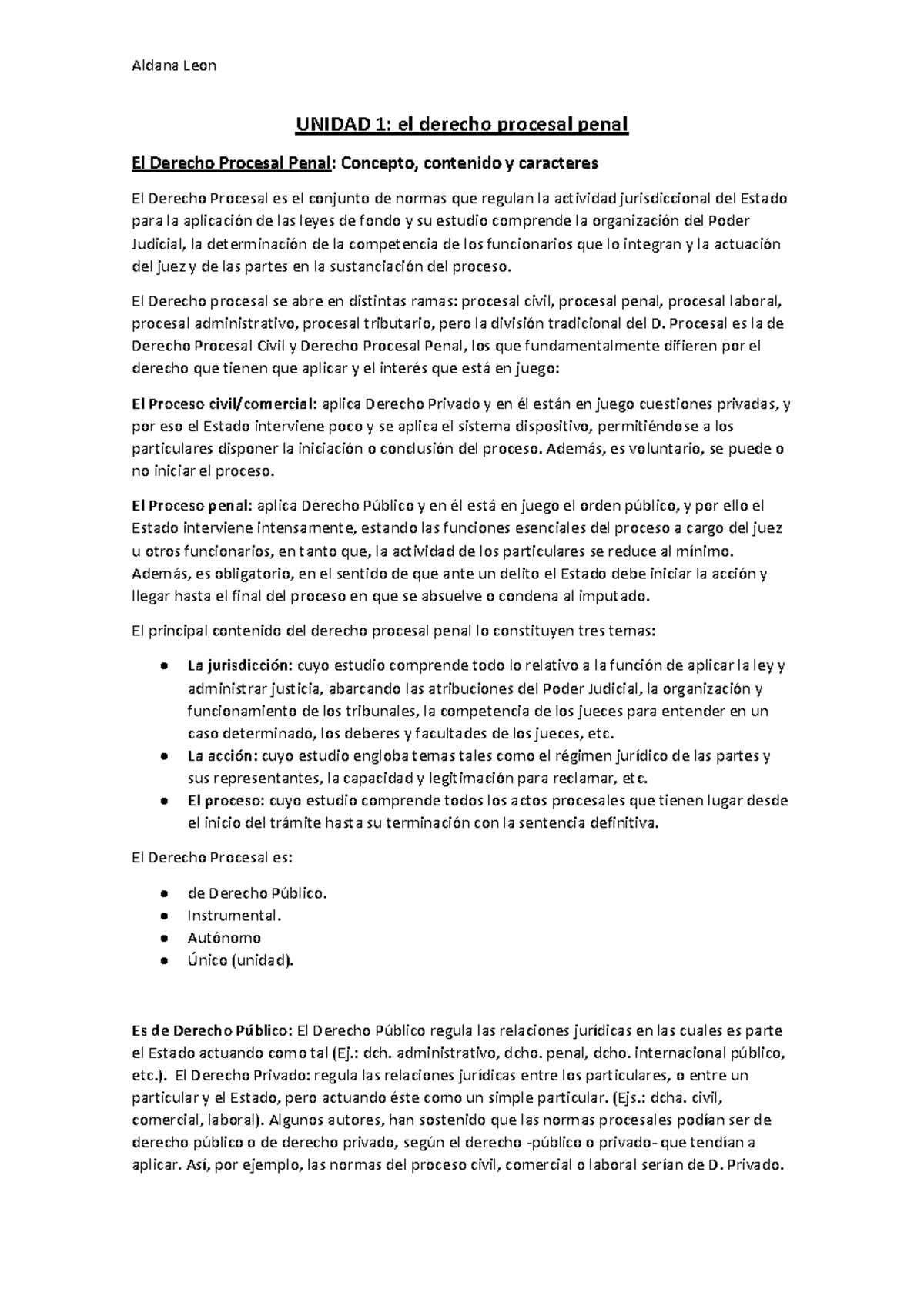 Resumen de Derecho Procesal Penal 2021: Conceptos y Fundamentos - Studocu