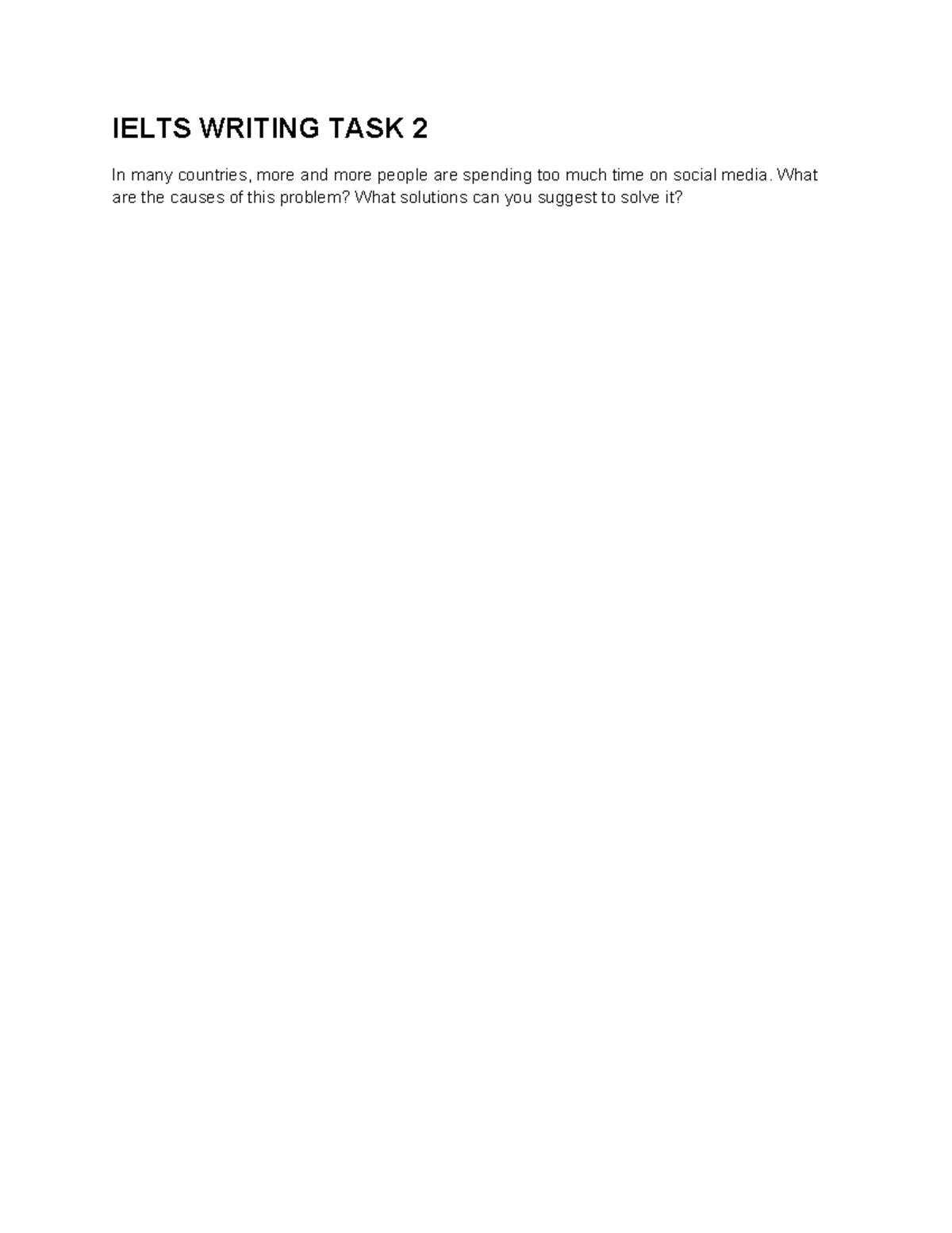 IELTS WRITING TASK 2 & SPEAKING TEST: SOCIAL MEDIA Insights (Mar 2026 ...