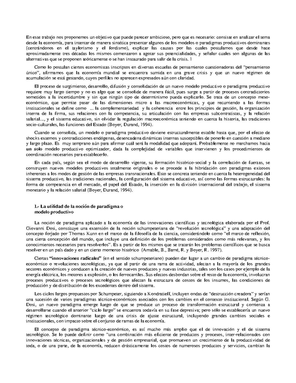 Análisis de Modelos Productivos: Taylorismo y Fordismo (ECON 101) - Studocu