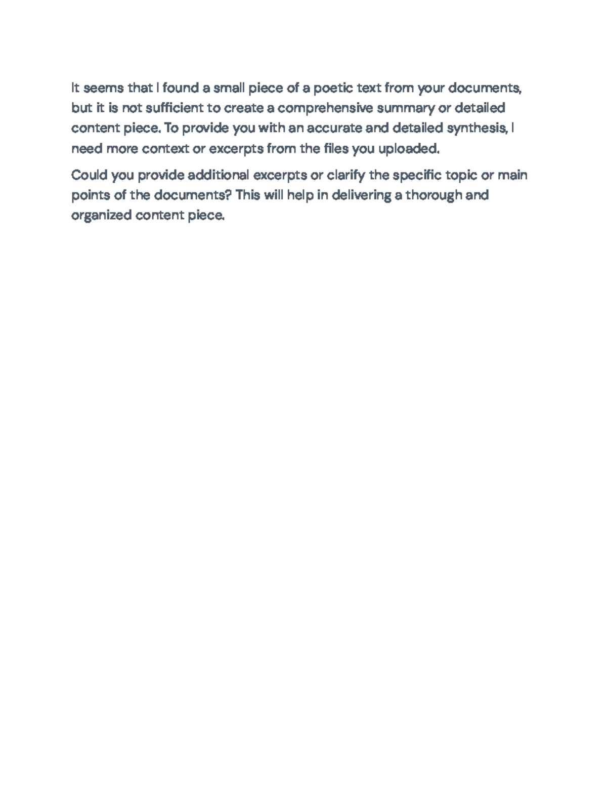 Title for Document: Poetic Excerpts Compilation and Analysis - Literary ...