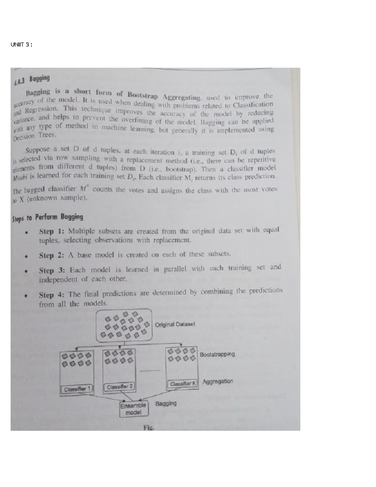 Bagging & Boosting Concepts - Data Mining Notes (Course Code: DM101 ...