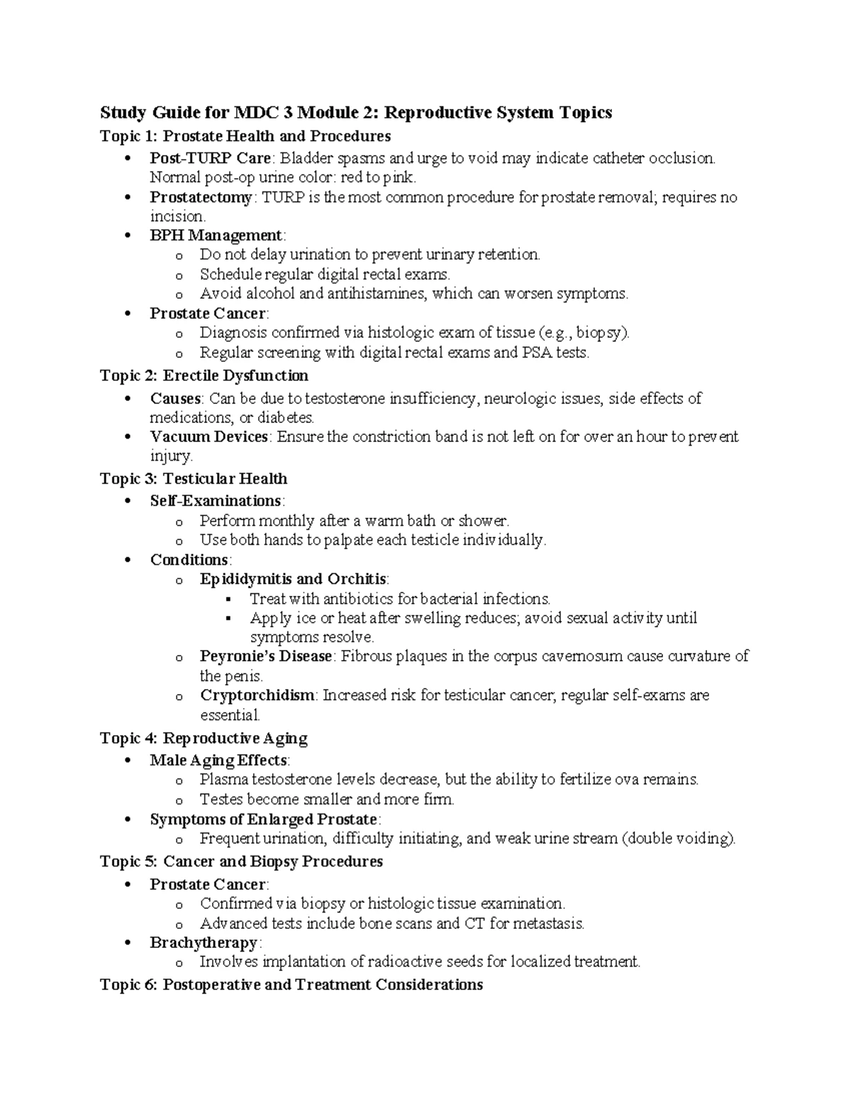 MDC 3 Chapter 60 and 61 Review Questions on Kidney & Urinary Health ...