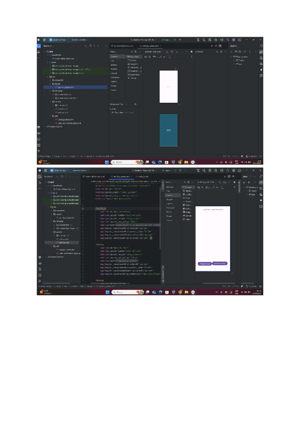 Weather App Development: API1 Programming Mobile Overview - Studocu