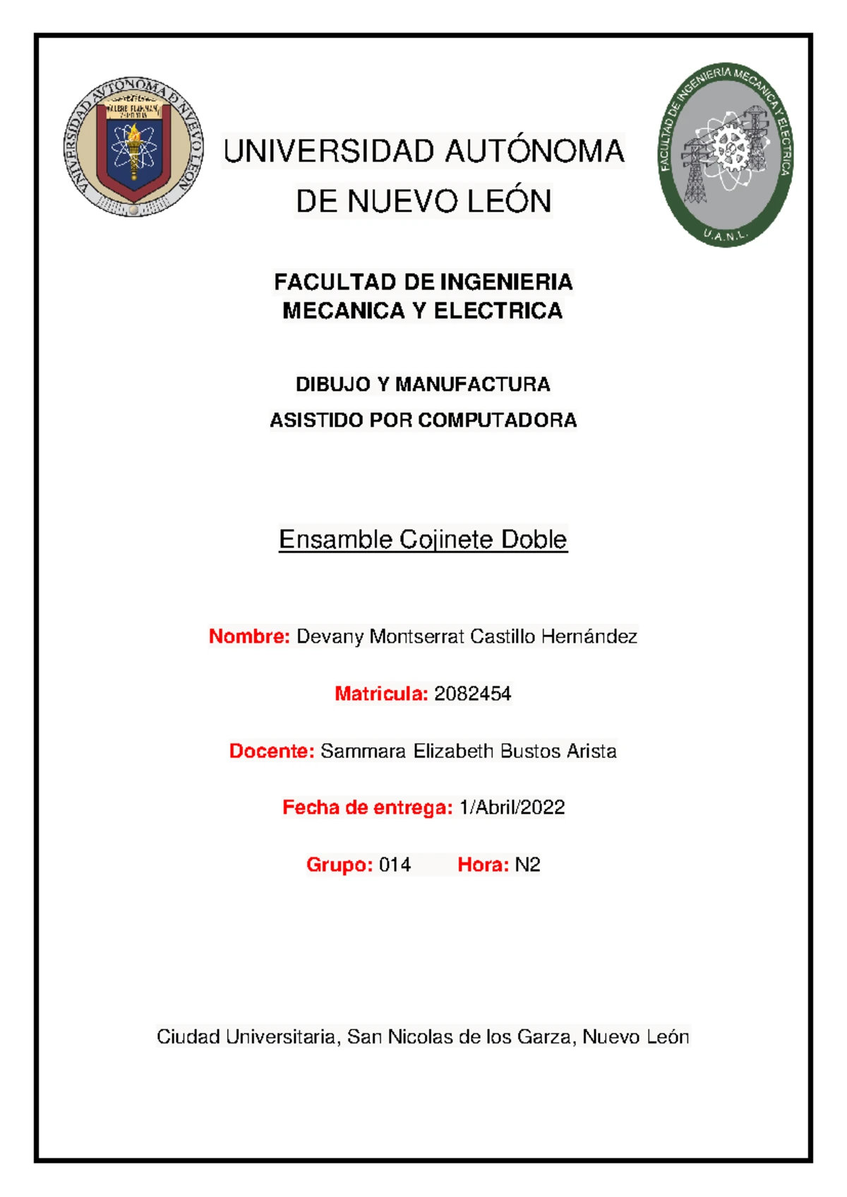 P2 Devany Castillo 2082454 319 - Lubricación Industrial - Universidad ...