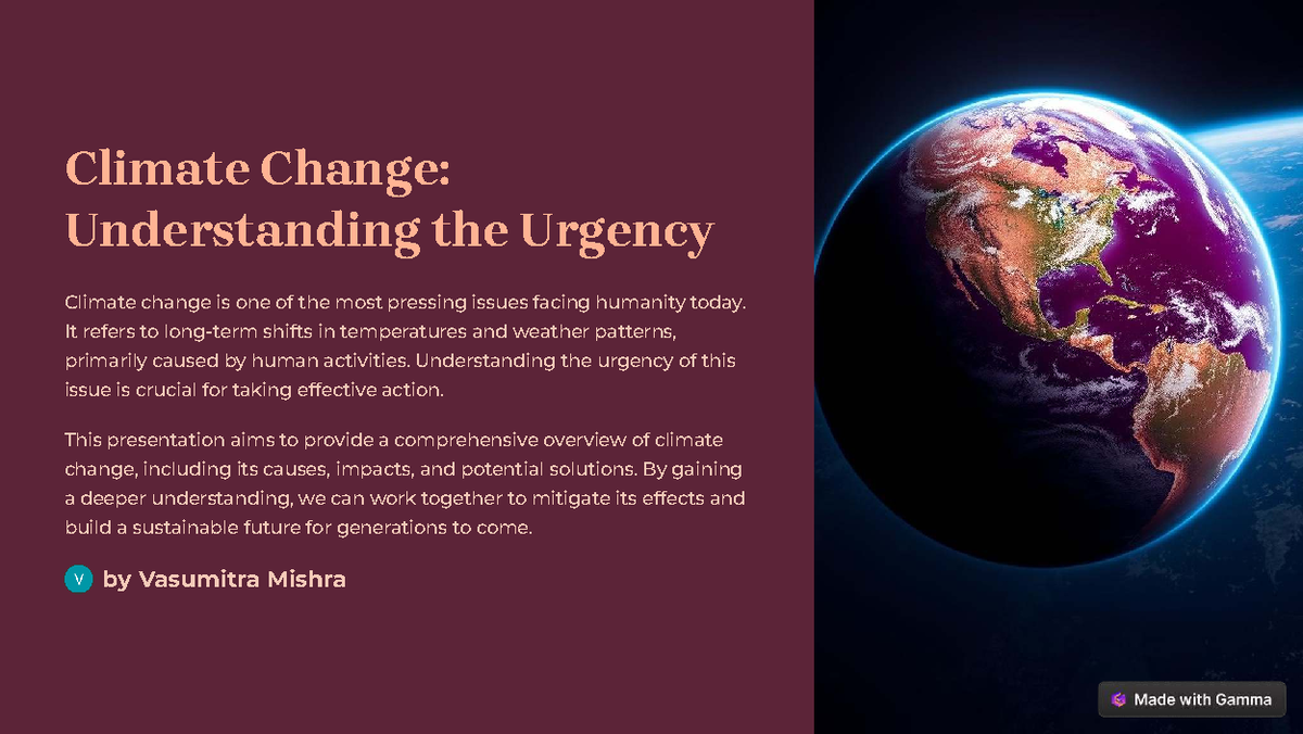 Climate Change: Understanding Urgency and Collective Action Strategies ...