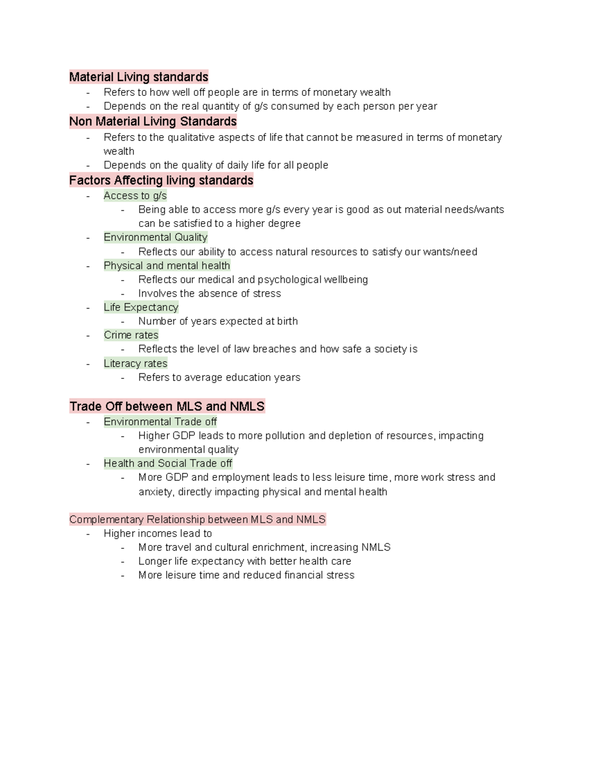 Macroeconomics - Comprehensive Notes for ECON 101 - Studocu