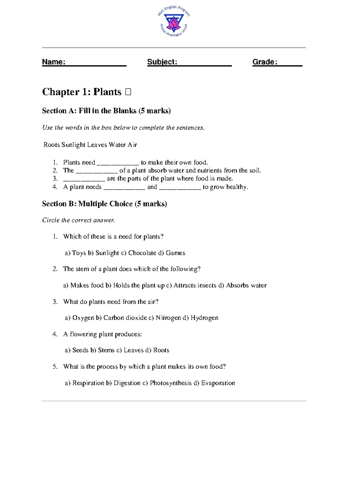 Science Assessment: Chapter 1-5 Review (SCI 101) - Studocu