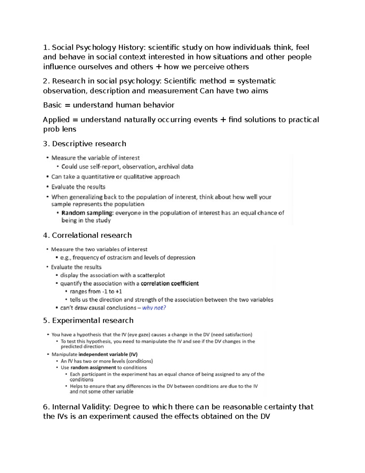 Social Psychology 202: Comprehensive Exam Summary Notes - Studocu