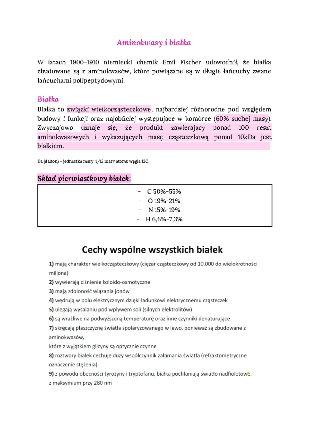Aminokwasy, Peptydy i Białka: Budowa i Właściwości - Biochemia 101