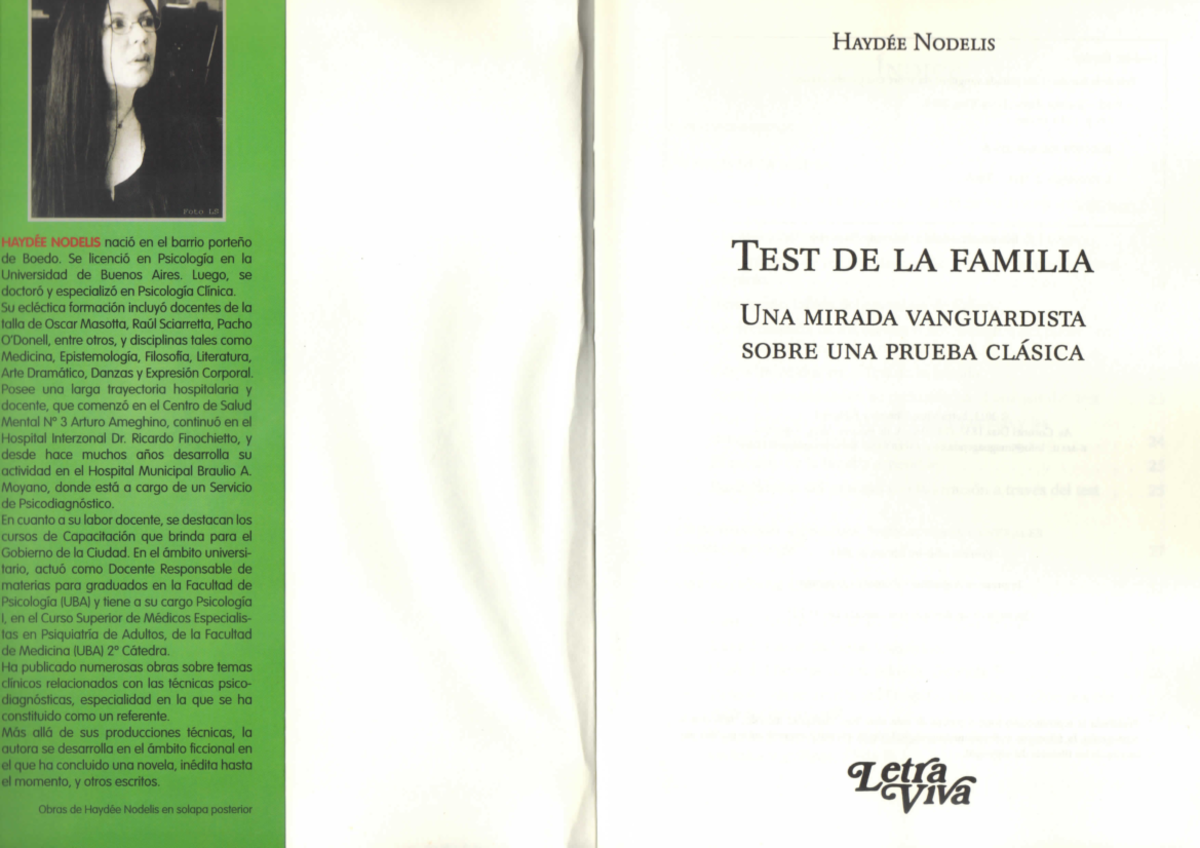 4 - Nodelis - Test de la Familia: Nuevas Perspectivas en Psicología - Document Preview