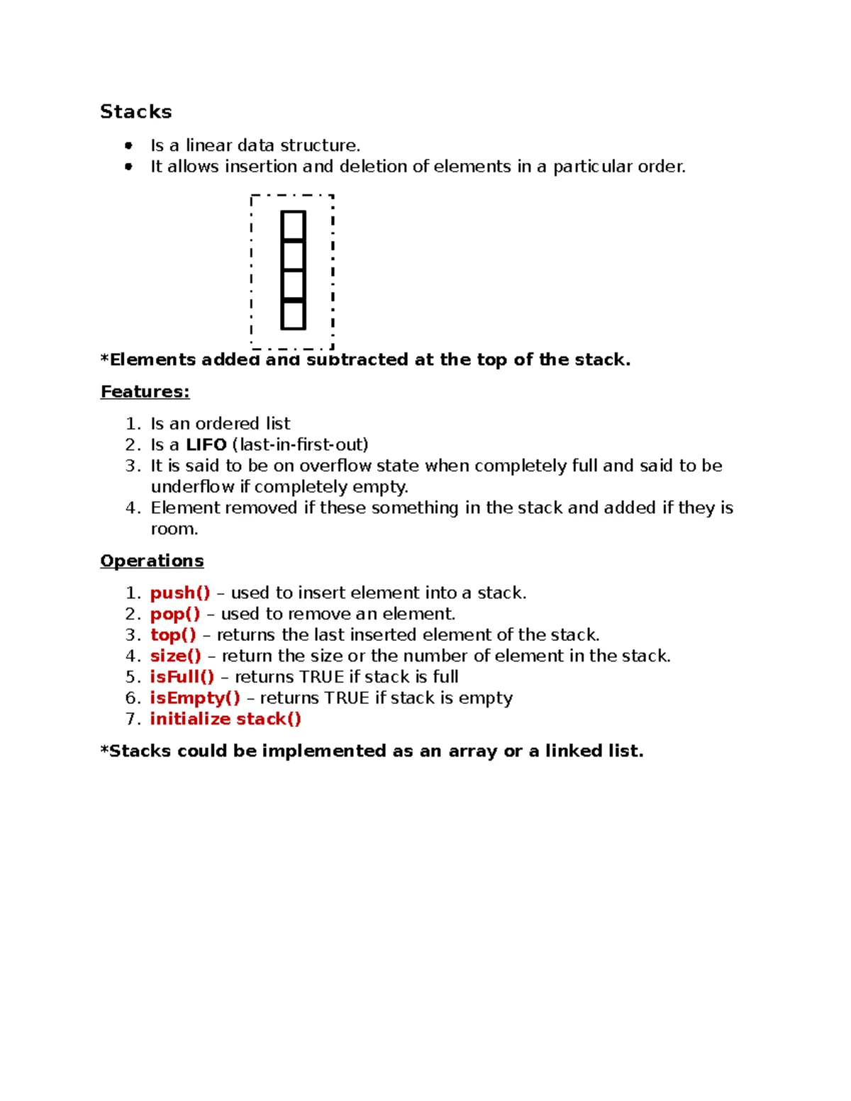 STL - STL NOTES - STL – Standard template Library Benefits of using STL ...