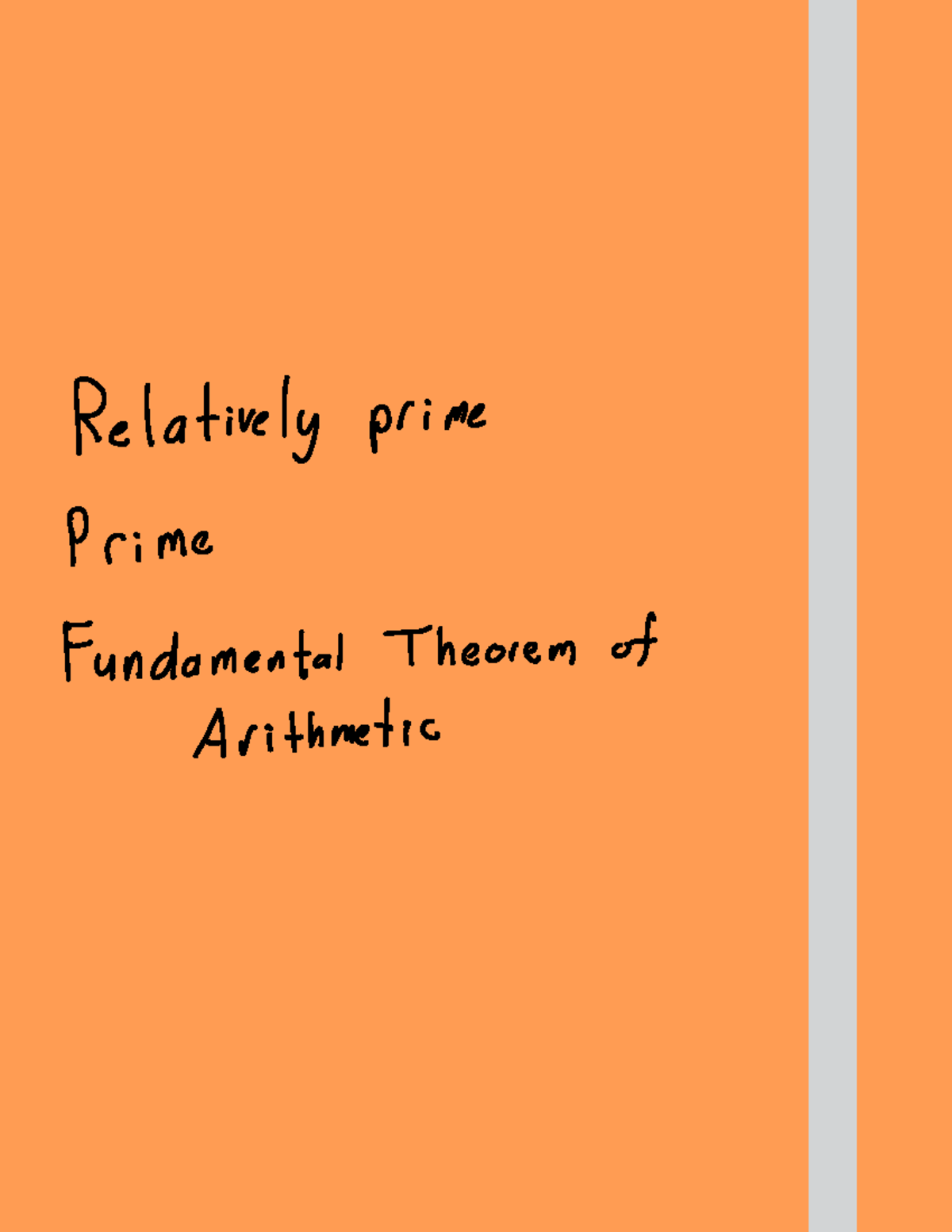 240 - Oct 20 - Fundamental Theorem of Arithmetic: Primes & Coprimes ...