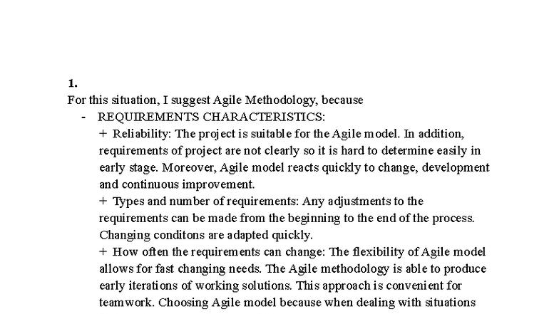Agile Methodology for Project Management: SWE1 Case Study Analysis ...
