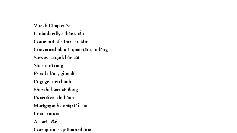 Vocab Chapter 2: Key Terms and Comprehension Check - Studocu