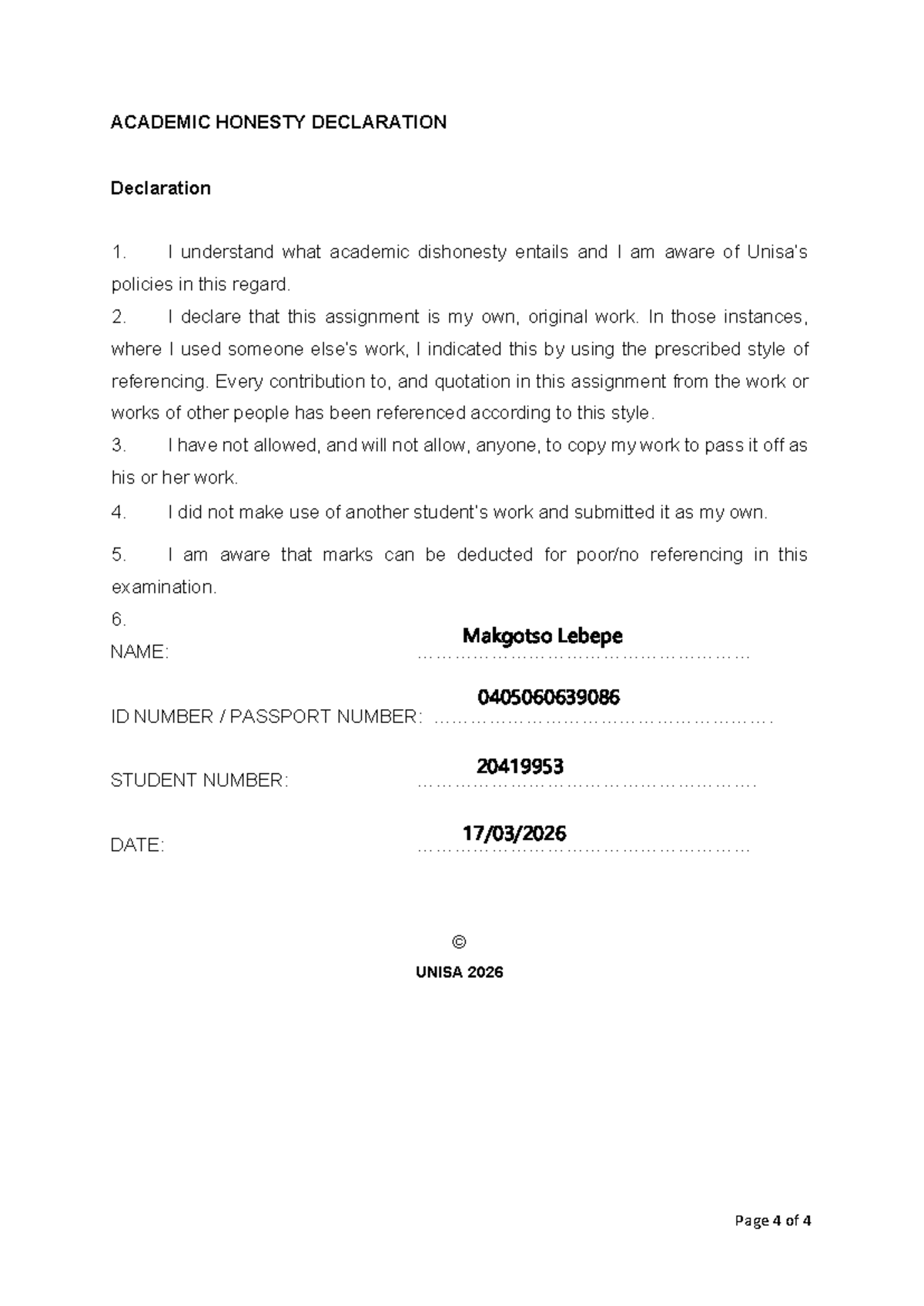 OVM3701 2026 Assignment 1: The Role of Informers in Criminal ...