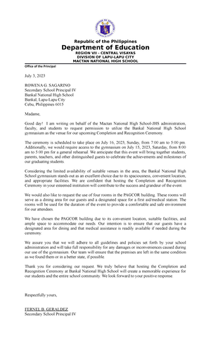 DH narrative report - GOOD - Republic of the Philippines Department of ...
