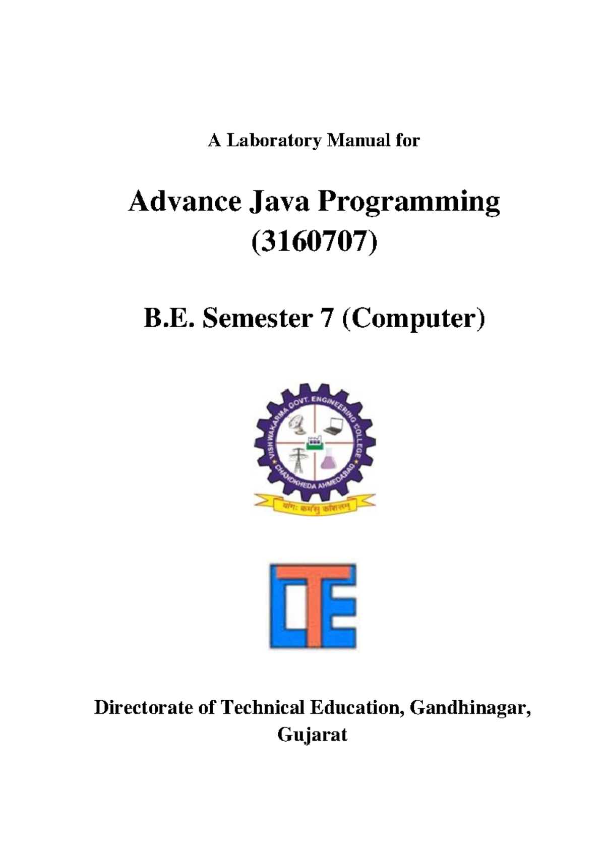 3160707 AJP Lab Manual Prof KSPatel - A Laboratory Manual for Advance ...